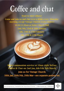 Midweek communion/ Coffee and Chat